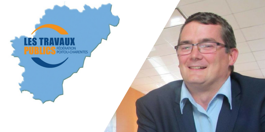 Stéphane RABIER – Président de la FRTP Poitou Charentes et gérant de l’entreprise CHOGNOT Stéphane RABIER - Président de la FRTP Poitou Charentes et gérant de l'entreprise CHOGNOT