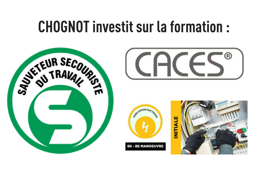 CHOGNOT investit sur la formation CHOGNOT investit sur la formation