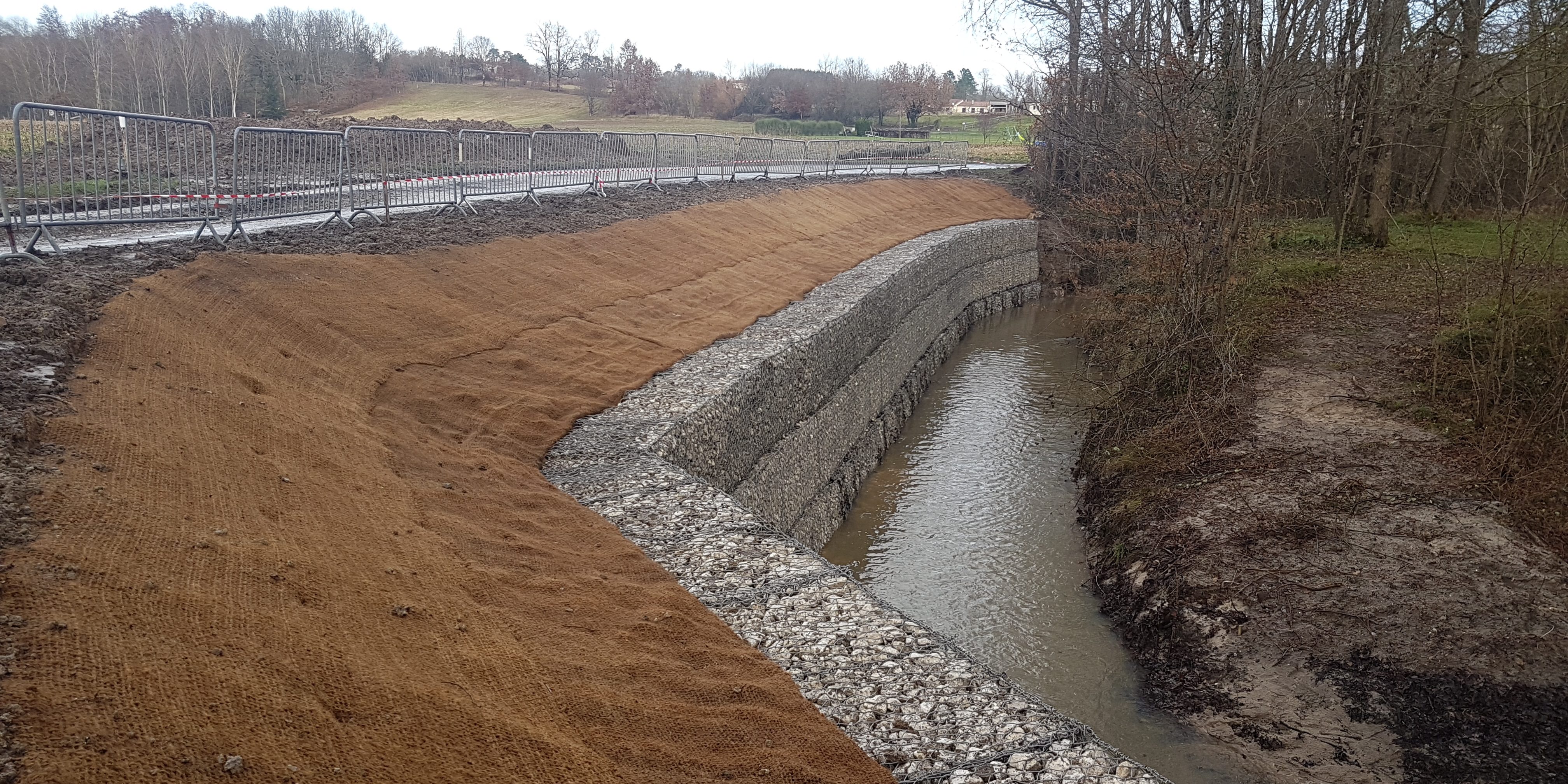 Gabions - protection de berges - CHOGNOT