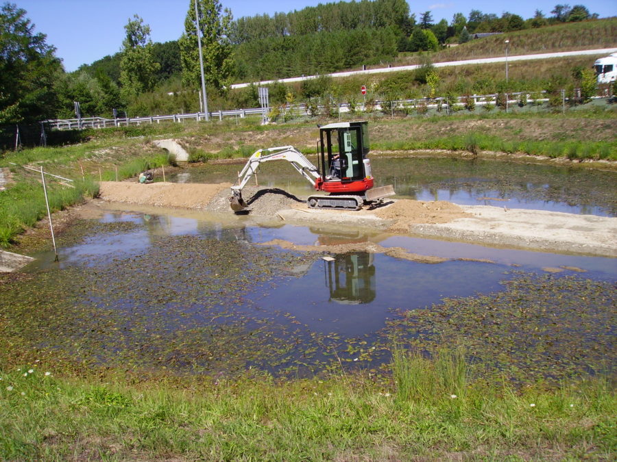 Création de digue - ASF - Chognot