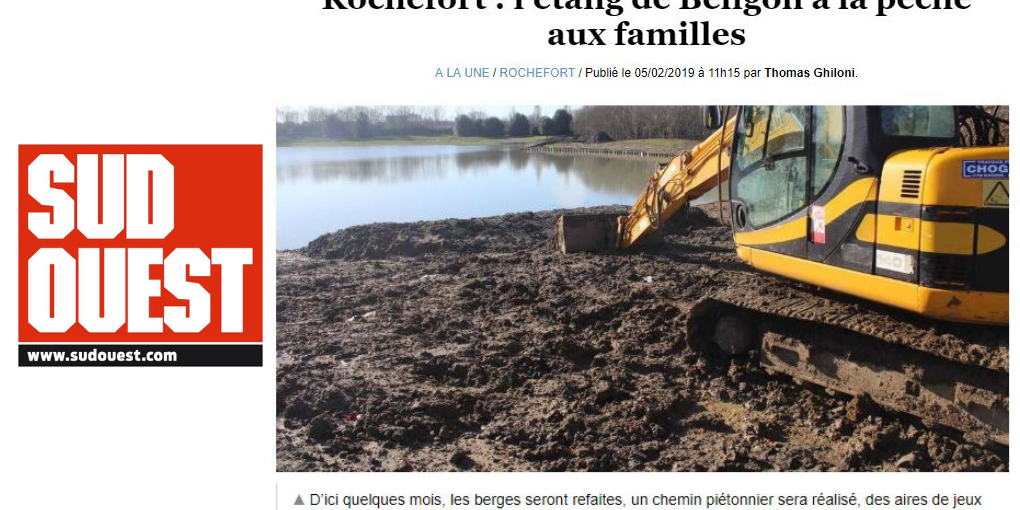 Chognot - Protection de berges Rochefort