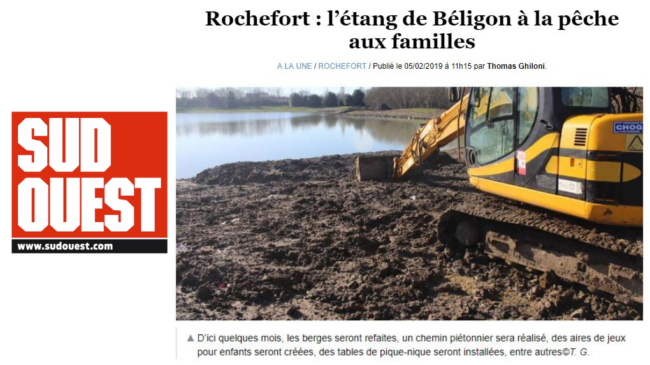 Chognot - Protection de berges Rochefort