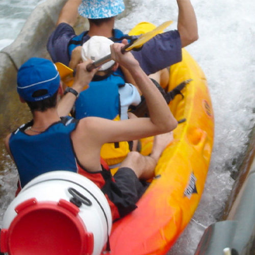 Passage pour les canoës