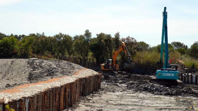 travaux publique en milieux humides